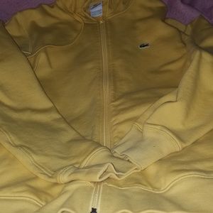 Lacoste sweater zip yellow